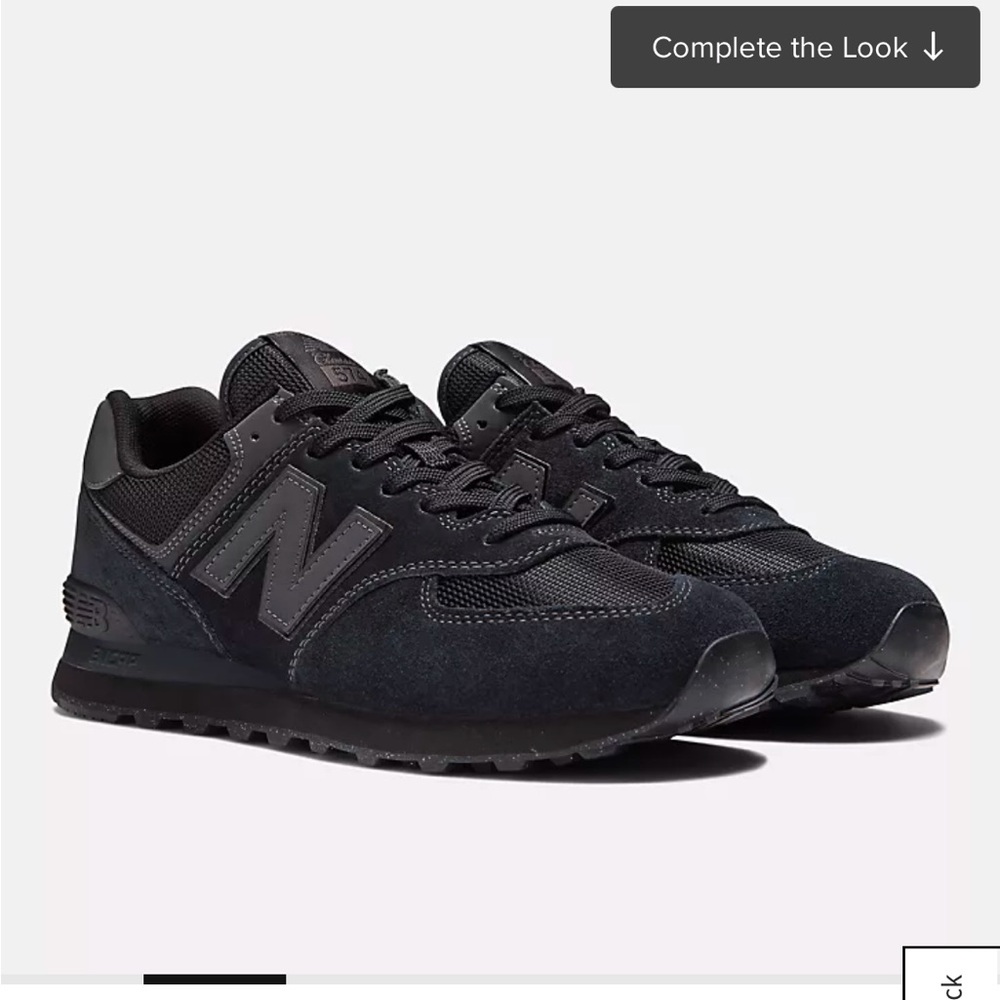 New Balance 574 core shoes- kids size 4.5. Like new